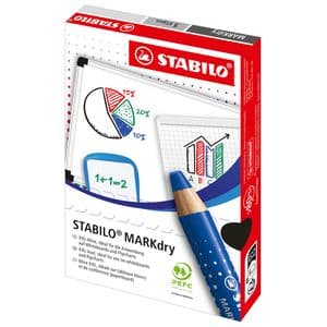 Picture 2 of Whiteboardpotlood STABILO MARKdry 648/41 blauw
