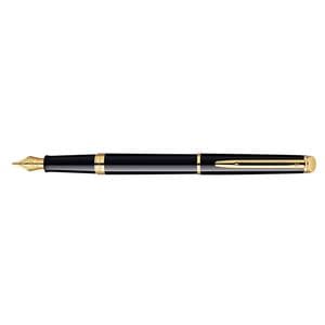 Picture 1 of Vulpen Waterman Hémisphère black lacquer GT medium