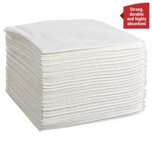Picture 3 of Poetsdoek WypAll X80 PowerClean 305x317mm 4x50vel wit 8388