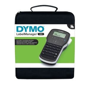 Picture 1 of Labelprinter Dymo LabelManager 280 draagbaar qwerty 12mm zwart in koffer