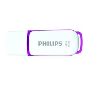Picture 1 of USB stick 3.0 Philips Snow USB-A 64GB paars