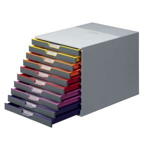 Picture 1 of Ladenbox Durable Varicolor 10 laden grijs