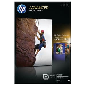 Picture 1 of Inkjetpapier HP Q8691A 10x15cm photo glossy 250gr 25 vel