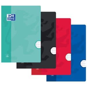 Picture 1 of Schrift Oxford School A4 ruit 10x10mm 72 pagina's 80gr assorti
