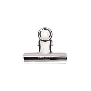 Picture 1 of Papierklem MAUL Bulldog 70mm capaciteit 40mm zilver 5 stuks