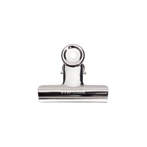Picture 1 of Papierklem MAUL Bulldog 70mm capaciteit 40mm zilver 5 stuks