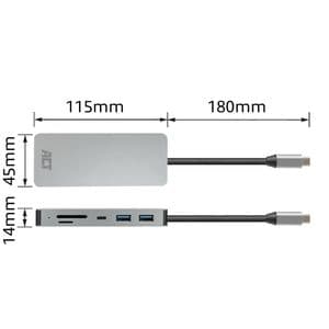 Picture 5 of Dockingstation ACT USB-C 7-in-1