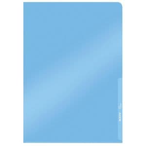 Picture 2 of Insteekmap L-model Leitz Premium lasnaad copy safe 0.15mm PVC A4 blauw 100 stuks