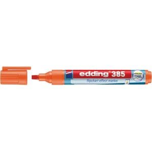 Picture 1 of Viltstift edding 385 flipover penseelpunt oranje
