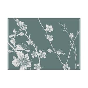 Picture 1 of Placemat IEZZY Japanse kersenbloesem groen 6 stuks