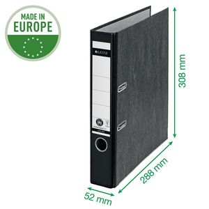 Picture 2 of Ordner Leitz 1050 180° 50mm Recycle karton A4 zwart