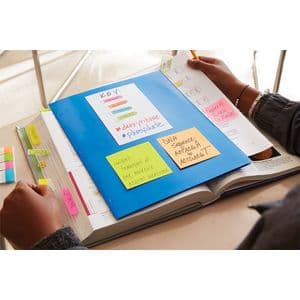 Picture 4 of Memoblok 3M Post-it 653 38x51mm neon assorti kleur 12 stuks