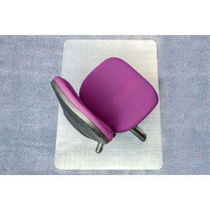 Picture 3 of Stoelmat Floortex PVC 120x90cm voor zachte vloeren retailpak