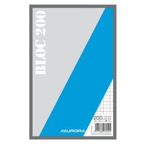 Picture 1 of Kladblok Aurora 135x210mm ruit 5X5mm 200 vel 45gr
