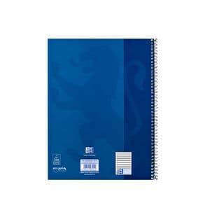 Picture 4 of Collegeblok Oxford A4+ muziek 4-gaats 100 pagina's 80gr blauw