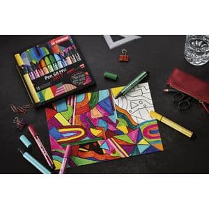 Picture 4 of Viltstift STABILO Pen 68 Max Arty assorti etui à 24 stuks