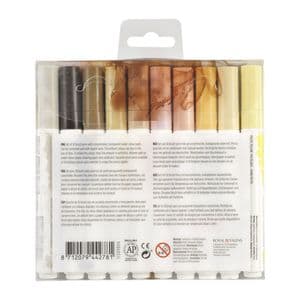 Picture 4 of Brushpen Talens Ecoline set à 10 stuks huid