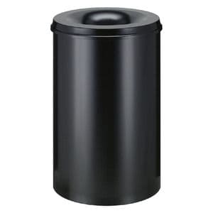 Picture 1 of Papierbak met vlamdover Vepabins 110liter zwart