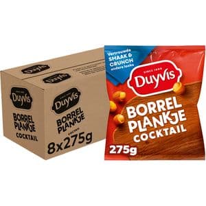 Picture 2 of Borrelnootjes Duyvis cocktail zak 275gr
