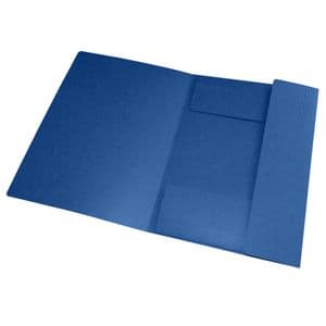 Picture 2 of Elastomap Oxford Top File+ A4 3 kleppen 390gr blauw