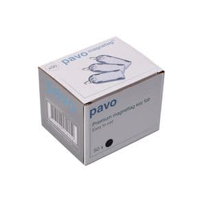 Picture 2 of Sleutellabel Pavo Magnettag zwart 50 stuks