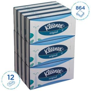 Picture 2 of Facial tissues Kleenex 3-laags 72 vel wit 8824
