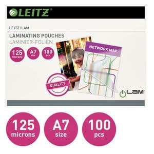 Picture 2 of Lamineerhoes Leitz iLAM A7 2x125micron EVA 100 stuks