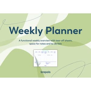 Picture 3 of Planner Brepols Weekly A4 7dagen/1pagina horizontaal assorti