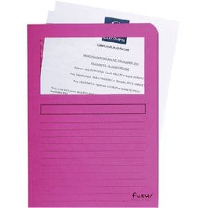 Picture 1 of Venstermap Exacompta Forever L-model 120gr roze 100 stuks