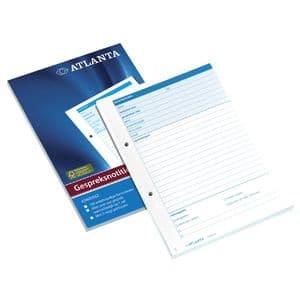 Picture 1 of Gespreksnotitieblok Djois Atlanta A5 100 vel wit
