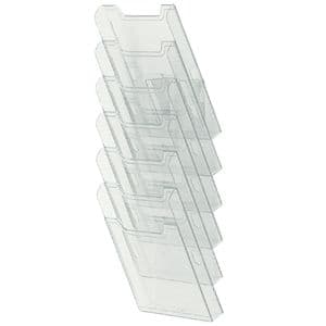 Picture 1 of Folderhouder Exacompta wand A4 6-vaks staand helder transparant