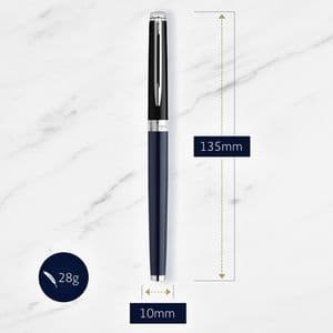 Picture 5 of Vulpen Waterman Hémisphère Colour Blocking black en blue CT fijn
