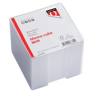 Picture 1 of Memokubus Quantore 10x10x9cm transparant met 900vel