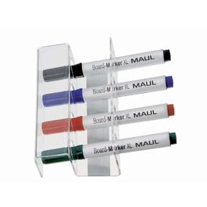 Picture 1 of Whiteboard stifthouder MAUL universeel acryl magnetisch voor 4 stiften