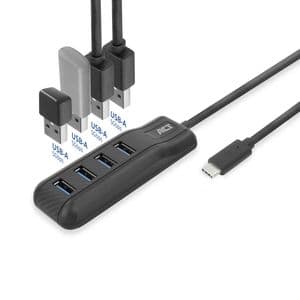 Picture 4 of Hub ACT USB-C 3.0 4 poorts USB-A