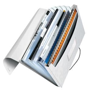Picture 2 of Sorteermap Leitz WOW 6 tabbladen PP wit