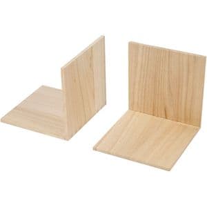 Picture 2 of Boekensteun Creativ Company hout 15x15x15cm