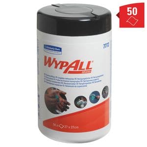 Picture 3 of Reinigingsdoek WypAll bus 1-laags 6x50 vel groen 7772