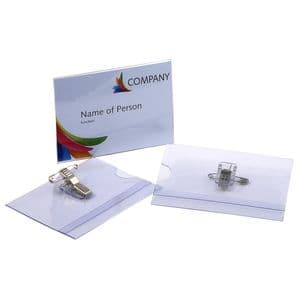 Picture 2 of Badge Europel met clip en speld 90x60mm