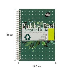 Picture 3 of Notitieboek Pukka Pad Jotta A5 lijn 110 pagina's 80gr groen