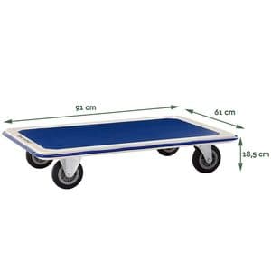 Picture 2 of Transportkar BRASQ zonder duwbeugel 300kg