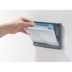 Picture 1 of Deurbordje Durable Click sign 149x52,5mm grafiet