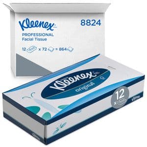 Picture 1 of Facial tissues Kleenex 3-laags 72 vel wit 8824