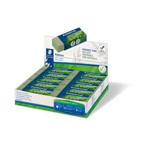Picture 1 of Gum Staedtler Eco 52680 65x23x10mm olijfgroen 20 stuks