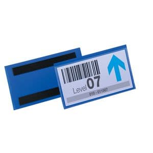 Picture 1 of Documenthoes Durable magnetisch 150x67mm blauw 50 stuks