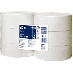 Picture 1 of Toiletpapier Tork T1 Universal jumbo 1-laags 500m wit 110162
