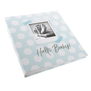 Picture 1 of Babyfotoalbum Hallo Baby mint/blue