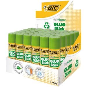 Picture 1 of Lijmstift Bic ecolutions 8gr doos à 20+10 gratis