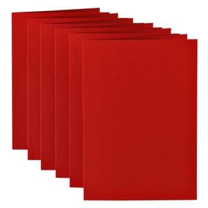 Picture 2 of Correspondentiekaart Papicolor dubbel 105x148mm rood pak à 6 stuks