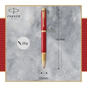 Picture 8 of Rollerpen Parker IM Premium deep red GT fijn